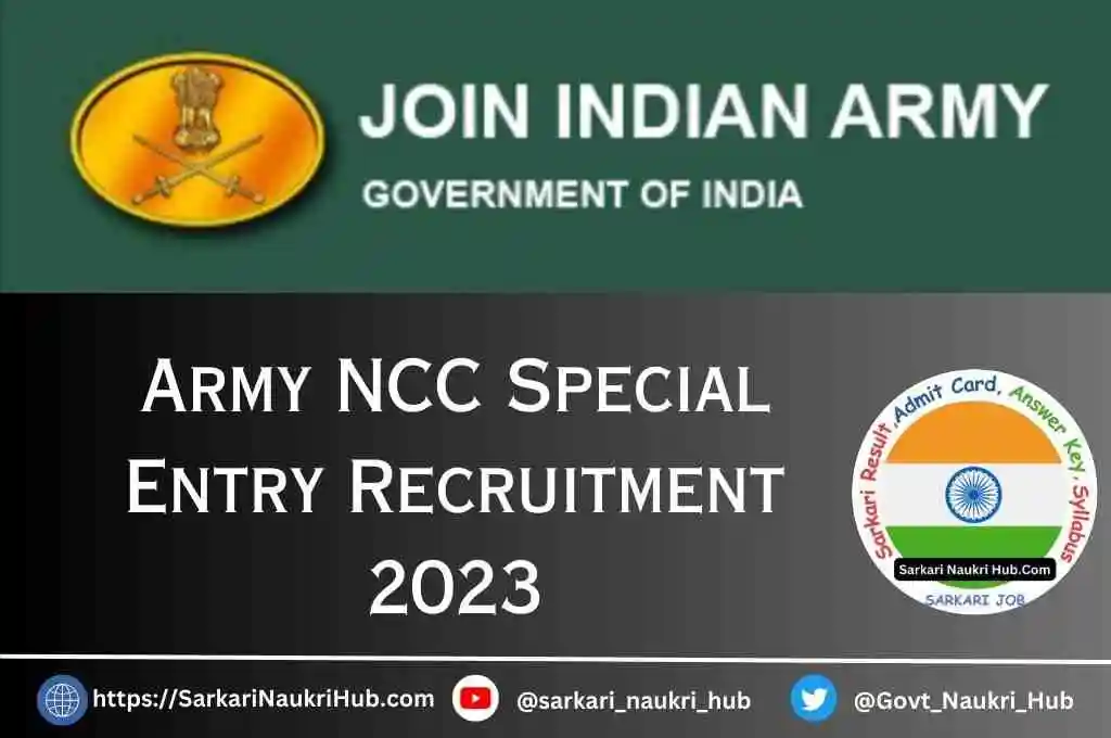 Army NCC Special Entry Recruitment